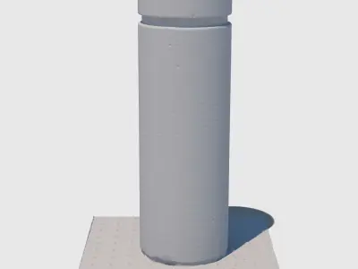 Concrete Bollard-3D Scan 3D model