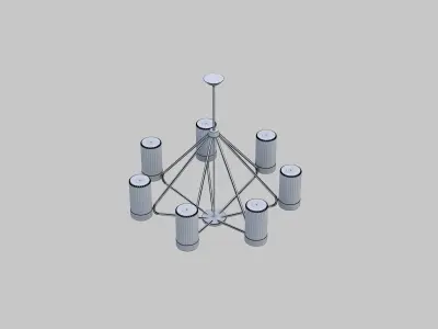 light 3D model 7
