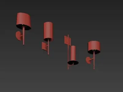 Wall Lamp 2 3D model purchase