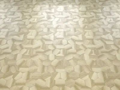 Parquet - Laminate - Wooden floor 2 in 1 Low-poly 3D model 41