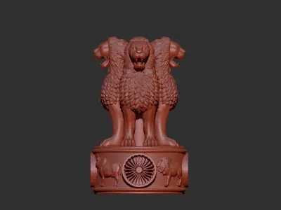 ashoka stambh 3D  3D model