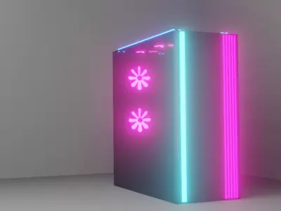 Gaming Casing Free low-poly 3D model