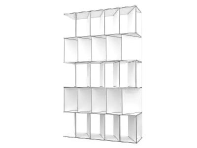 Fun bookcase 3D model