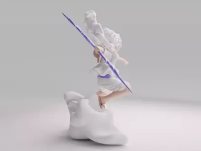 Luffy 3D Printable Action Figure 3D model