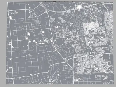 Cityscape Xukouzhen China 3D model