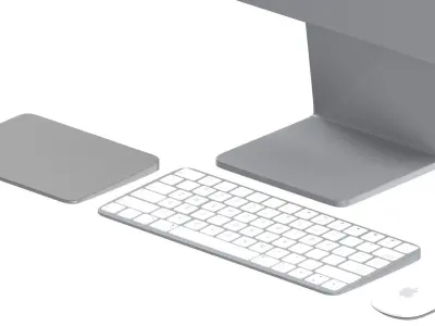 Apple iMac 2023 All Colors 3D model