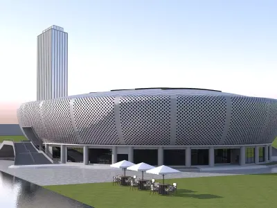 Building 09 3D model