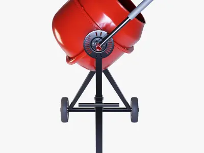 Portable Concrete Mixer 3D model