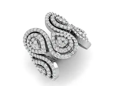 Women Ring 3D print model 113