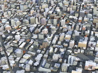City 67 Low-poly 3D model