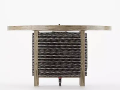 Paradise Trail Outdoor Fire Pit Table Low-poly 3D model