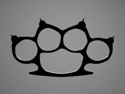 Knuckle Weapon 3D model