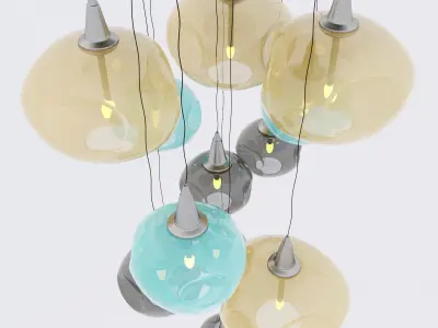 Deckenleuchte chandelier 3D model