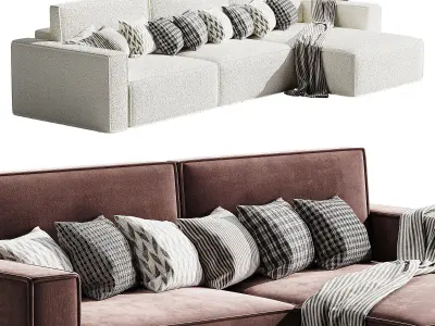 Ebi sofa 3 raund 3D model