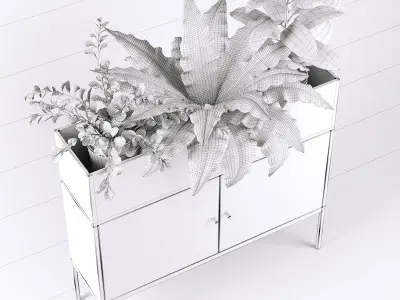 Metal console Consuela La redoute 3D model