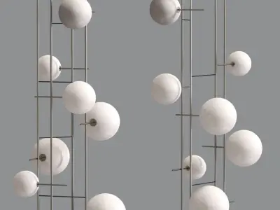 Radice Pendant Lamp Collection 3D model