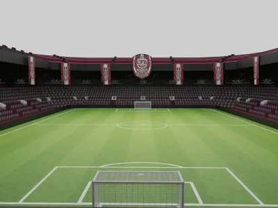 CFR Cluj Football Stadium Low-poly 3D model