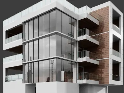RESIDENTIAL BUILDING NO48  A 3D model