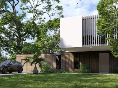 SCENE LUMION 9 AND ABOVE HOUSE BY YOGA4ARCH 3D model