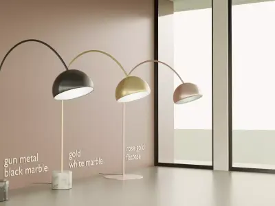 Floor lamp collection  3D model