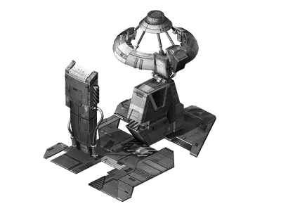 Non-functional mechanical object 24 3D model