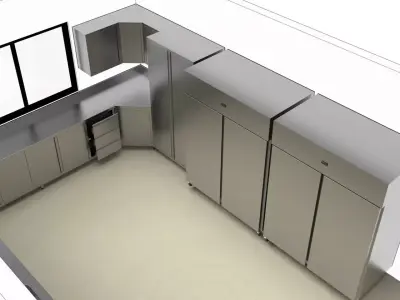 kitchen 21 3D model
