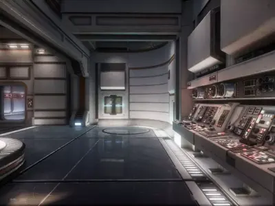Sci Fi Interior Asset Pack  1a 3D model