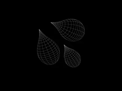 Sweat Droplets Emoji v1 002 Low-poly 3D model