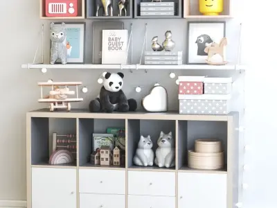 Childrens furniture and toys 7 3D model