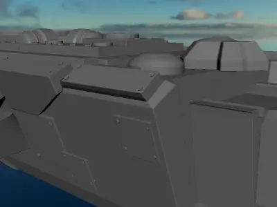 Spaceship 3D model 28
