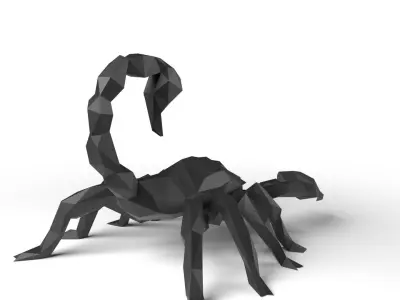 Scorpion Low Poligonal Low-poly 3D model