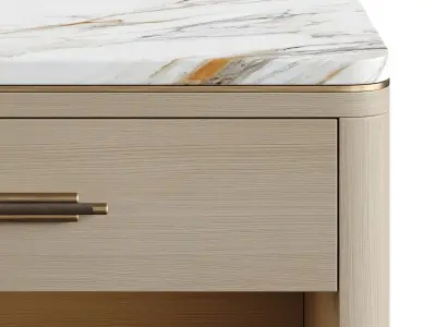 Frato CLICQUOT Bedside Table Low-poly 3D model