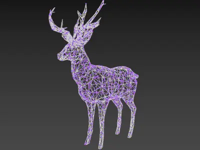 Christmas Deer 3D model