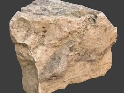 Uma Stone Low-poly 3D model