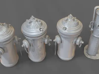 Fire Hydrant Utilities 3D model