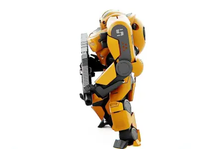 DOOM FIGHTER-V3   RIGGED 3D model