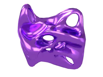 Abstract Shape v27 004 Low-poly 3D model