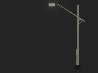 streetlamp street lamp Free low-poly 3D model