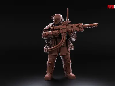 Shock Troops - Elite Squad of the Imperial Force 3D print model