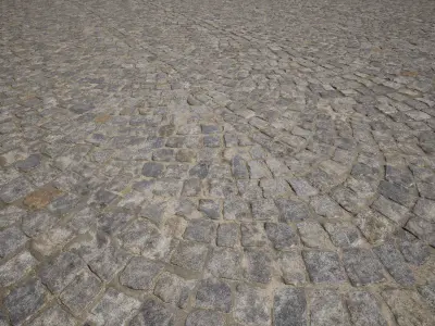 Set Cobblestone 01- 8 Tileable  PBR Textures 4K Photogrammetry  Texture