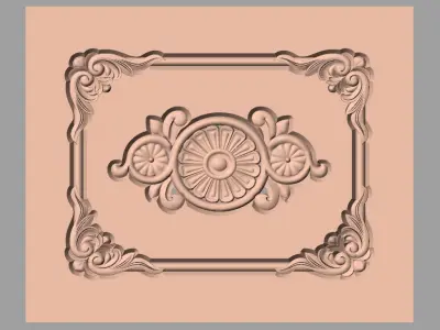 Artcam Aspire 3D relief models STL Files used for CNC E575 3D model