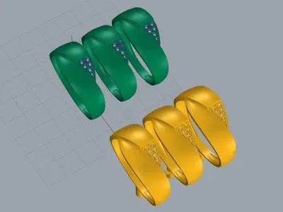 Ring Light weight 3D model collection 1            3D print model