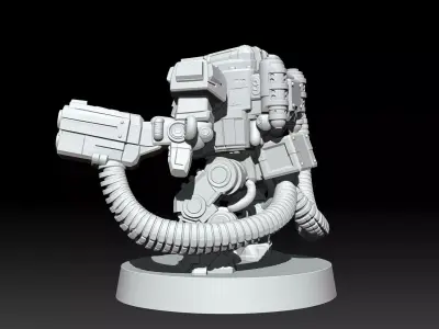 Dreadnought Combat Walker 3D print model
