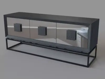 Etna 66 Wide Sideboard 3D model
