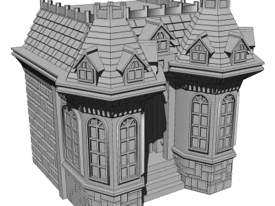 Victorian house model - Elizabeth 3D print model