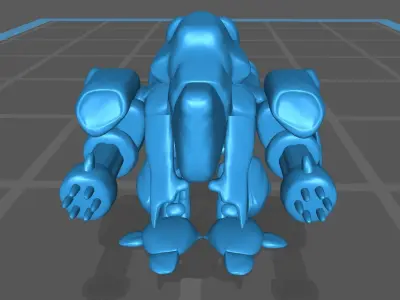 Starcraft Viking 3D print model