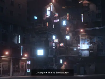 Sci Fi and Cyberpunk Big City Bundle 3D Model Pack