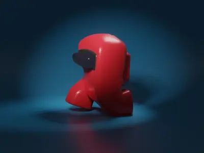 Among Us Rigged 3D model