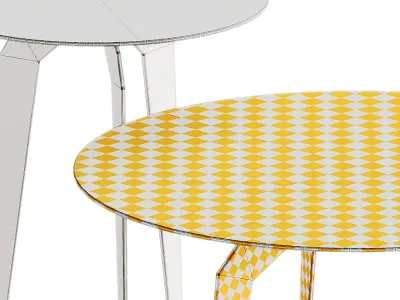 FEZA Round Coffee tables by Nobonobo 3D model