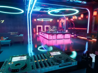 Tokyo Nightclub 3D model